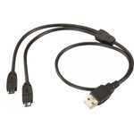 Streamlight 22082 USB Cord - Y Split