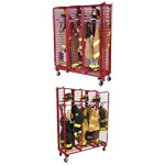 24" Single Sided Mobile Racks