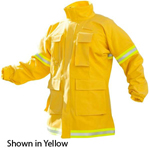 PGI 5501670 Fireline Smokechaser Deluxe Coats Tecasafe Hi-Vis Yellow