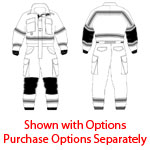 PGI 6805984 Fireline Multi Mission Jumpsuits Nomex Navy