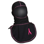 Majestic Black hood with Pink Ribbon NFPA Hood PAC II