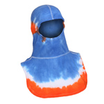 Majestic Tie Dye Orange and Blue NFPA Hood PAC II