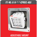 FireTech FT-WL-X-9-F-B-CPREC-ADJ Light Extreme Work Light 9 LED Spot