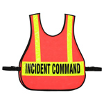 R&B RB-003 COMMAND VEST FOR IC TRIAGE/MC SYSTEM WITH REFLECTIVE STRI
