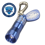 Streamlight 73002 Blue Nano Light  with White LED. Supports COPS. Cl