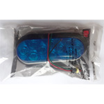Federal Signal 607101-03SB SignalTech Oval LED Light Kit - Blue