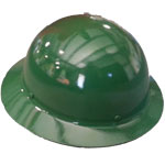 MSA Skullgard Protective Hard Hats Full Brim Green