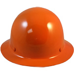 MSA Skullgard Protective Hard Hats Full Brim Orange