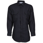Topps Apparel SH17-5505 FR Shirts 4.5 oz Nomex, Long Sleeve - Navy - IN STOCK