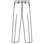 Topps Apparel CP01-22905 Standard Pant - Navy
