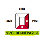Federal Signal NVG10D-NFPA21-P 10" Navigator NFPA LightBar, Red Ligh