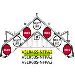 Federal Signal VSLR46S-NFPA2 Vision SLR — NFPA