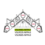 Federal Signal VSLR46S-NFPA3 Vision SLR — NFPA