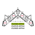 Federal Signal VSLR46S-NFPA4 Vision SLR — NFPA