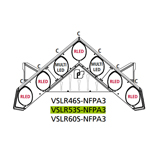 Federal Signal VSLR53S-NFPA3 Vision SLR — NFPA