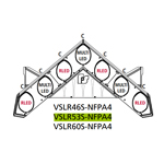 Federal Signal VSLR53S-NFPA4 Vision SLR — NFPA