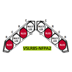 Federal Signal VSLR8S-NFPA2 Split Vision SLR