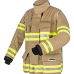 Lakeland B2 Pleated NFPA Turnout Coats BP3207G91 - Pioneer Gold