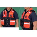 FirstWatch AV-800-OR Four Pocket Flotation Vests - Hi Vis Orange