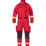 Lakeland EXCV16 FR Extrication Coveralls, 911 Series - Red