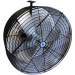 Schaefer Versa-Kool VK24-B 24" Circulation Fan, Cord, Mount, Black 1 PK