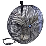 Schaefer F5-24 24" F5 Livestock Circulation Fan, OSHA Guards, Black, Wired with Switch Cord 1 PK