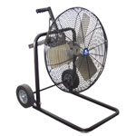 Schaefer 24FC-B 24" OSHA Cart Fan, Black Fan 1 PK