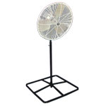 Schaefer 24PF 24" OSHA Pedestal Fan, White Fan 1 PK