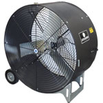 Schaefer Versa-Kool VKM36-B 36" Mobile Spot Cooler Fan, Black