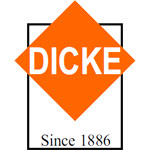 Dicke 1024-18M Orange Warning Flags, 18" Mesh Flag w/24" Wood Staff