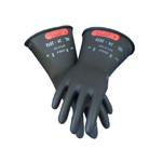 Chicago Protective LRIG-0-11 11" Class 0 Rubber Insulated Gloves, Bl