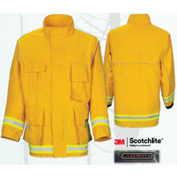 Lakeland WLSCTN26 Wildland Fire Coats NFPA - Nomex, Yellow