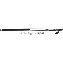 FireHooks LWFG-4 Fiberglass-With Ash Core, LIGHTWEIGHT PIKE HOOK