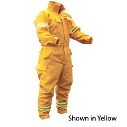 PGI 6501672 Fireline Smokechaser Deluxe Jumpsuits Tecasafe Yellow
