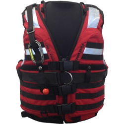 FirstWatch HBV-100-RB High Buoyancy Vests White Water Red Black