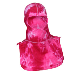 Majestic Tie Dye Pink Fuchsia Swirl NFPA Hood PAC II