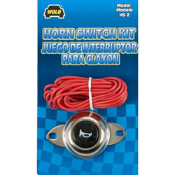 Colors may vary Wolo Model  HS-2 Horn Switch And Wire Hook-up Kit