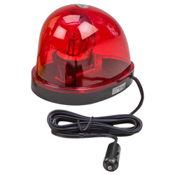 Wolo 3210-R Light Emergency 1 Red Lens 12-Volt Magnet Mount