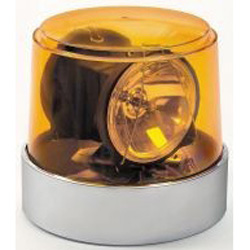 Wolo 3600-A Light Power Beam Amber Lens 12-Volt Permanent Mount
