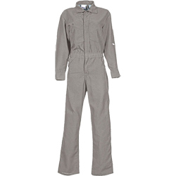Topps Apparel CO07-5530 FR Coveralls 4.5 oz Nomex, NFPA - Gray - IN STOCK