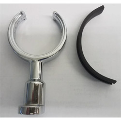 AirHorn of Texas AOT-PED1825 Pedestal, Chrome, for 18" to 25" Horns