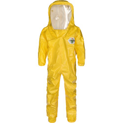 Lakeland C4T400Y ChemMax 4 Plus Encapsulated Suit - Flat Back, Yellow