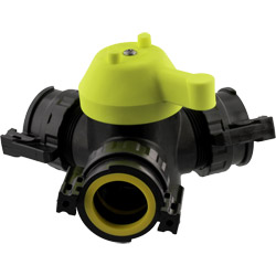 Scotty 4050QC3 3-Way valve with 1/4 turn connectors 1 PK