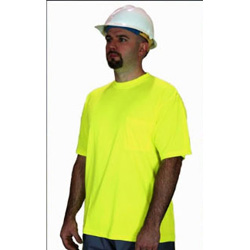 Dicke TS19 T-Shirt, Lime Non-Reflective, Wicking Polyester, With