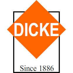 Dicke 1024-18M Orange Warning Flags, 18" Mesh Flag w/24" Wood Staff