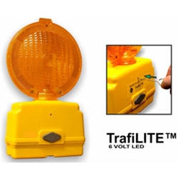 Dicke TLL8S Barricade Lights TrafiLite LED, 6V 3-Way with Photocell