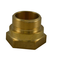 South Park HFM3405AB 1 NPT F X 2.5 NST M Female to Male Couplings Hex