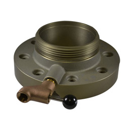 South Park BVF65MMH 6 VALVE FLANGE ONLY X CT MALE W/DRAIN VALVE Butter