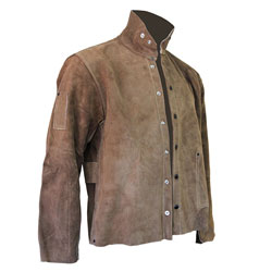 Chicago Protective 600-CL 30" Imported Rust Split Leather Jacket