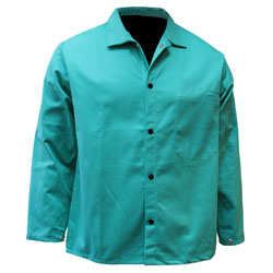 Chicago Protective 600-GR 30" Green FR Cotton Jacket